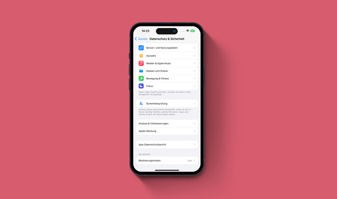 Das neue Feature findest du in „Einstellungen &gt; Datenschutz &amp; Sicherheit &gt; Sicherheitsüberprüfung“.