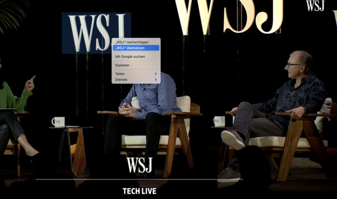 Live Text in Videos