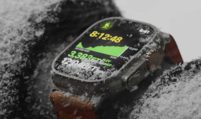 Apple Watch Ultra im Einsatz