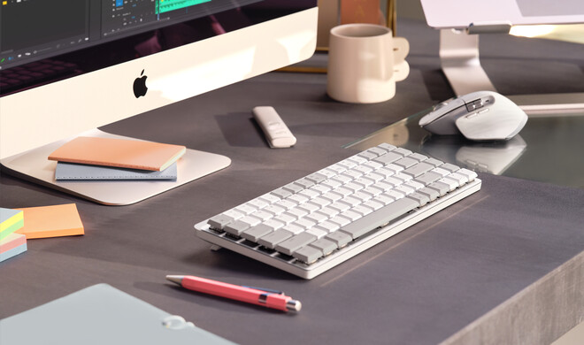 Neuzugänge in Logitechs „für Mac“-Produktlinie: Die MX Mechanical Mini für Mac und die MX Master 3S für Mac.