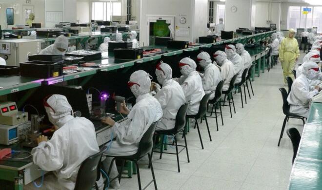 Arbeiter bei Foxconn