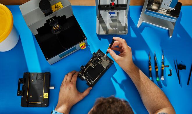 Jedes Originalteil von Apple wird für jedes Produkt entwickelt und hergestellt.