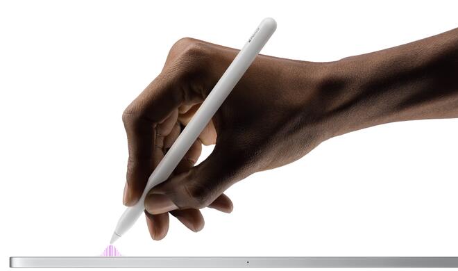 Der Apple Pencil funktioniert beim neuesten iPad Pro mit M2-Chip schon aus 12 mm Entfernung