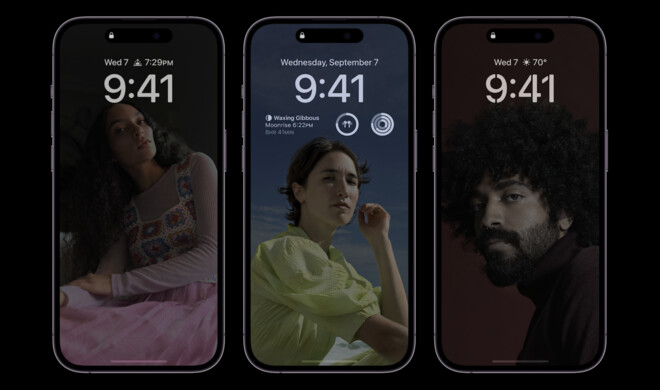 Das iPhone 14 Pro verfügt über ein Always-On-Display