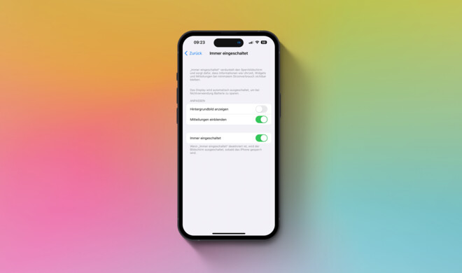 Apple änderte die Reihenfolge des Menüs