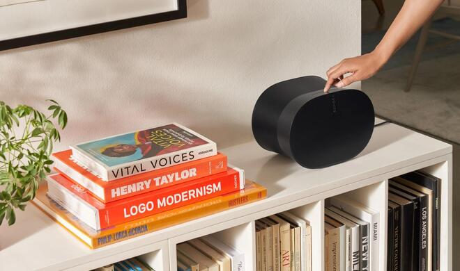 Sonos Era 300 lässt sich auch manuell bedienen