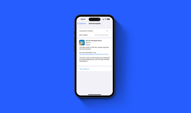 iOS 16.4 Beta 3 steht für Entwickler:innen bereit