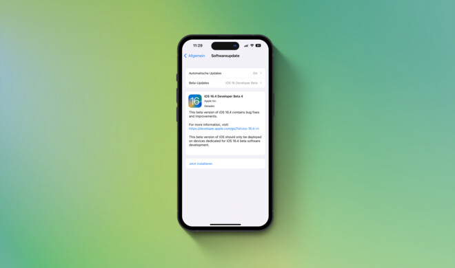 iOS 16.4 ist jetzt schon in der vierten Beta verfügbar