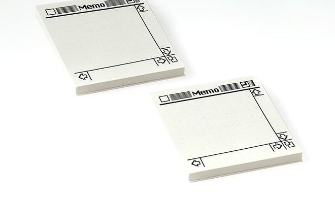 Notizzettel im Mac-Design