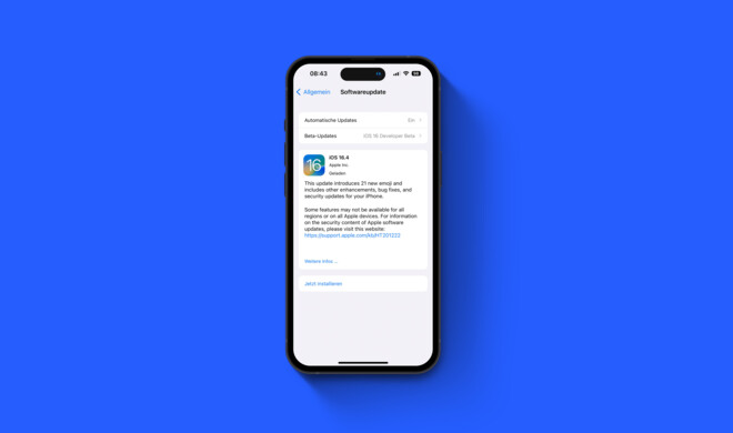iOS 16.4 erscheint voraussichtlich in der kommenden Woche