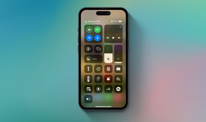 Das Kontrollzentrum soll überarbeitet werden