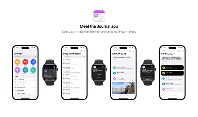 Designer Parker Ortolani hat eine konkrete Vorstellung von der App und sieht sie als Mischung aus Notizen und Health.