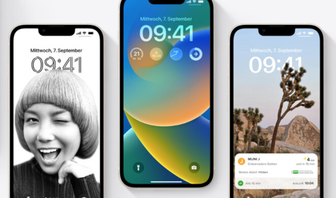 Mit iOS 16 überarbeitete Apple den Sperrbildschirm deutlich. Unter iOS 17 soll es weitere Anpassungen geben.