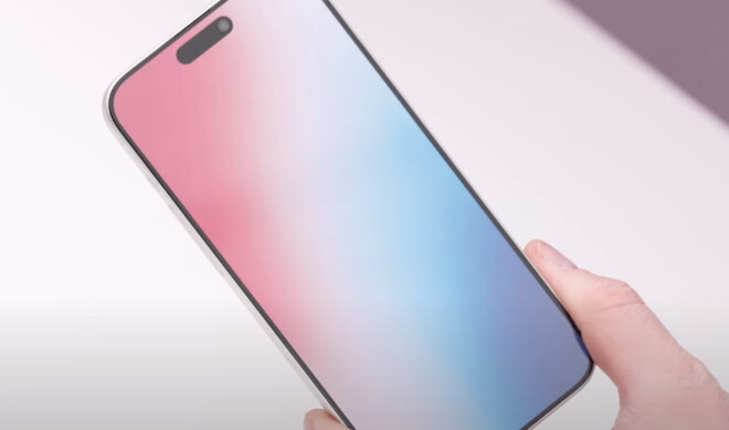 Die Vorderseite des iPhone 15 Pro Max