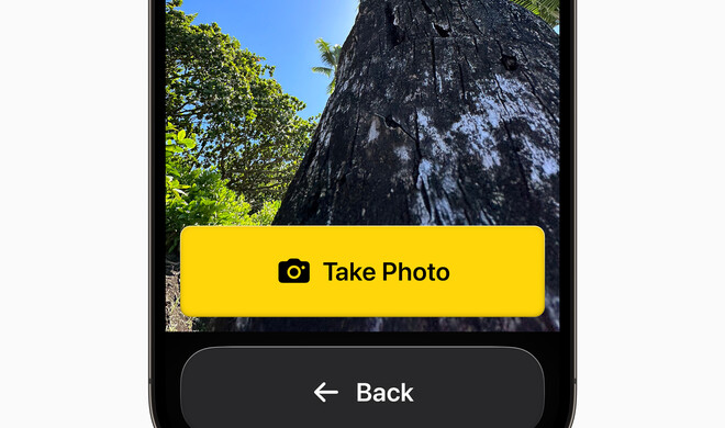 Selbst die Kamera wird Assistive Access unterstützen