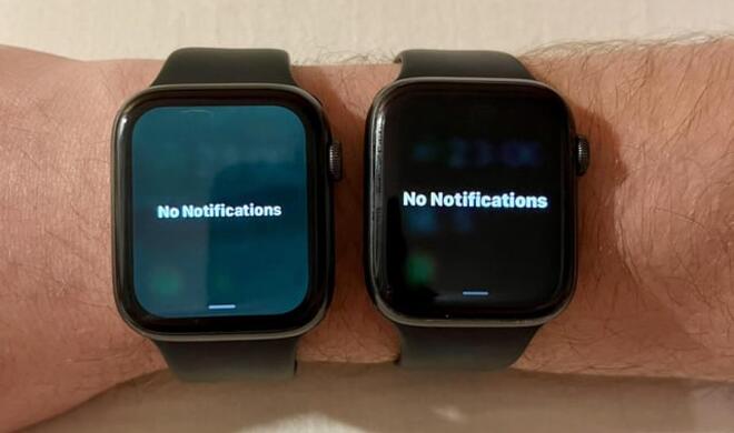 Die Apple Watch hat seit dem Update auf watchOS 9.5 bei einigen Nutzer:innen einen Grünstich.