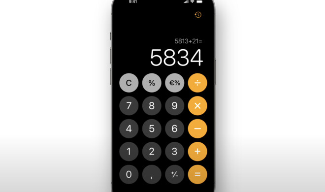Der Taschenrechner sollte wirklich eine Anzeige für die Eingabe erhalten.