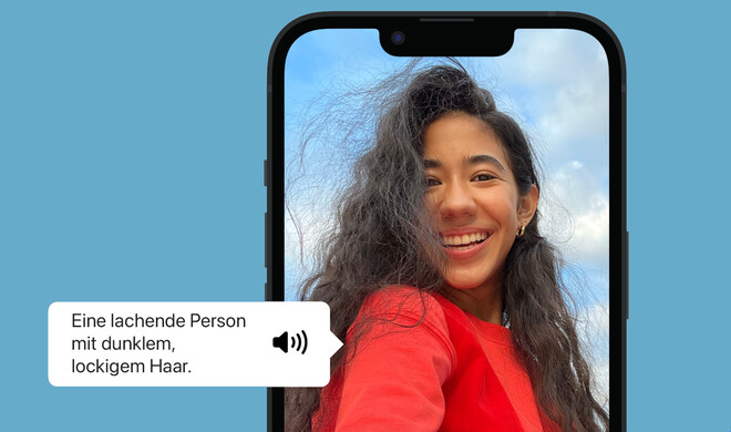 Dein iPhone kann sogar Bilder mit der VoiceOver-Funktion beschreiben