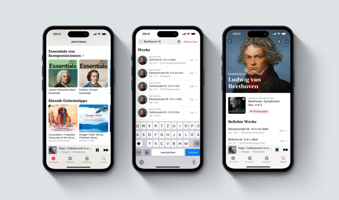 Nach der Veröffentlichung für das iPhone ist Apple Music Classical jetzt auch für Android-Geräte verfügbar.
