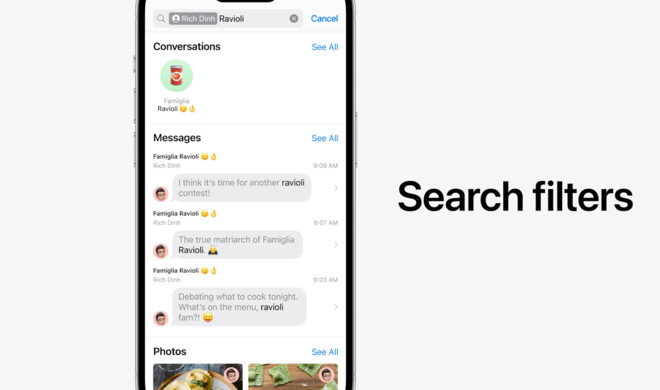Suchfilter lassen sich stark anpassen