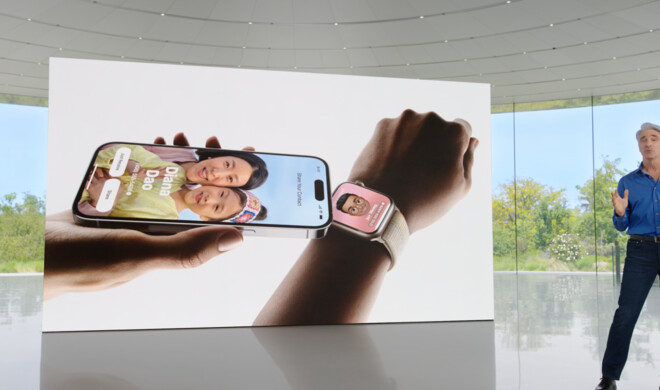 Das neue Share-Feature funktioniert auch mit der Apple Watch
