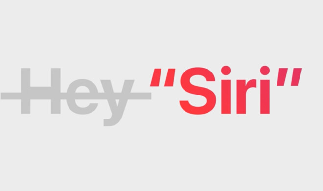 Apple streicht „Hey“ von „Hey Siri“