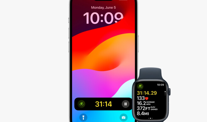 Die Apple Watch überträgt auch Live Aktivitäten auf das iPhone
