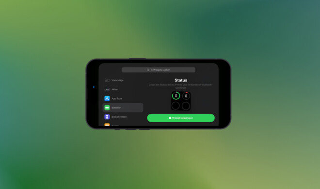 Lass dir etwa den Status deiner anderen Geräte anzeigen.
