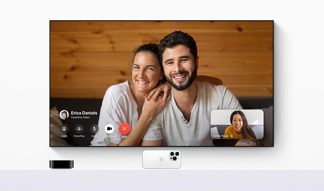 tvOS 17 bringt FaceTime-Unterstützung