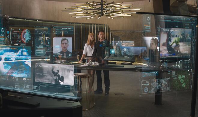 In Iron Man gibt es bereits holografische Displays ohne Brille