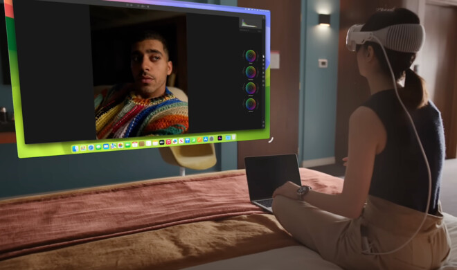 visionOS kann deinen Mac virtuell darstellen