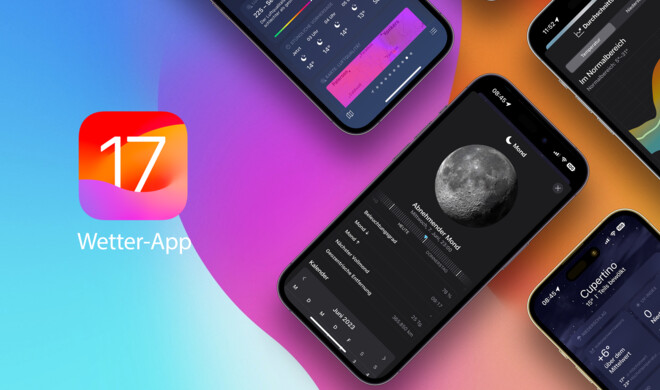 Die Wetter-App hat einige Detailverbesserungen erhalten