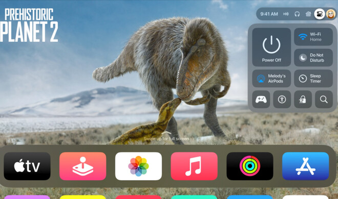 tvOS 17 bringt einige neue Funktionen mit – auch ein verbessertes Kontrollzentrum.