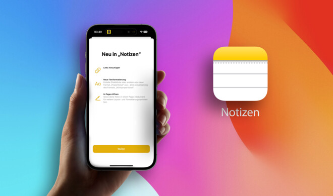 Die Notizen-App lernt neue Tricks