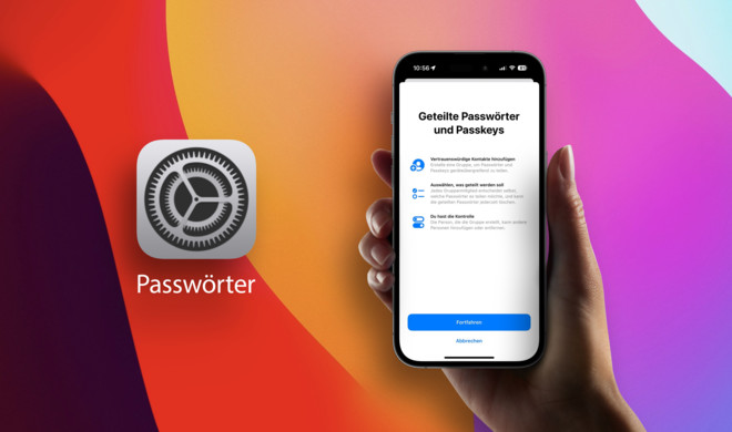 iOS 17 lässt dich Passwörter teilen – einfach und sicher