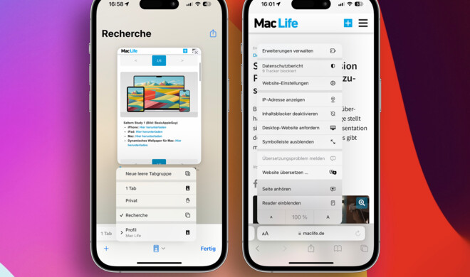 Safari liest dir bald Webseiten vor