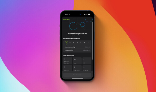 Fitness+ lässt dich in iOS 17 eigene Pläne erstellen