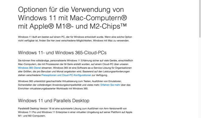 Microsoft erlaubt nun offiziell die Virtualisierung von Windows 11 (ARM) auf dem Mac.