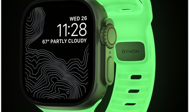 Apple Watch Ultra Nomad Glow in the Dark Sport Band
