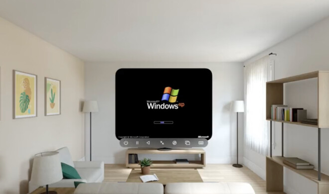UTM bringt Windows XP auf Apple Vision Pro zum Laufen
