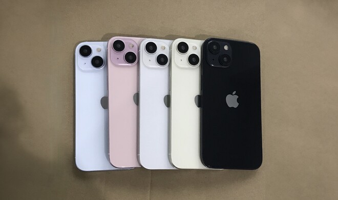 In dieser Farbauswahl könnte das iPhone 15 bereitstehen