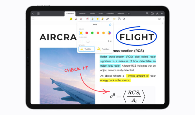 Kommentieren, markieren, bearbeiten – mit PDF Expert kinderleicht.