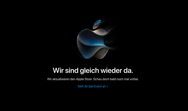 Apple Store im Wartungsmodus