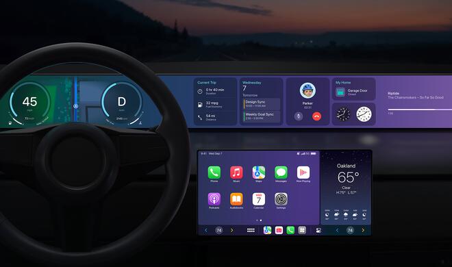 So soll CarPlay der nächsten Generation aussehen