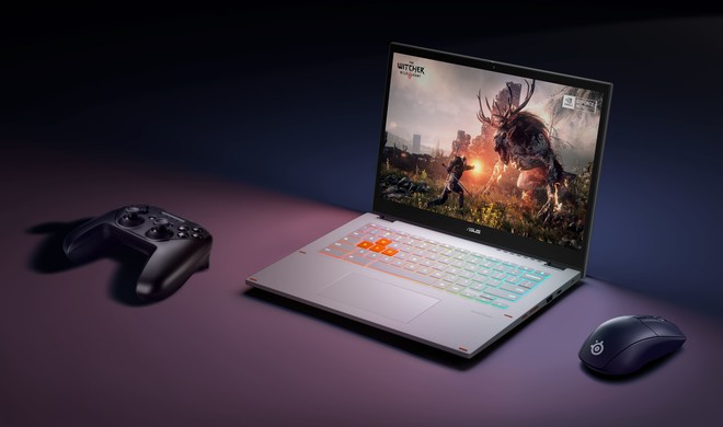 Eigentlichg eschaffen für Gamer:innen, macht das Asus Chromebook Vibe CX34 Flip auch im (Home-)Office eine gute Figur.