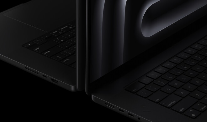 Space Black MacBook Pro mit M3 Pro