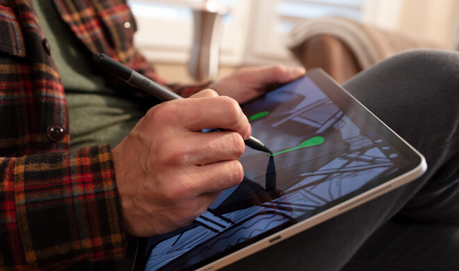 Markierungen vornehmen funktioniert mit einem Stift besser als mit dem Finger, weil du dank der Spitze präziser triffst, worauf es dir ankommt.
