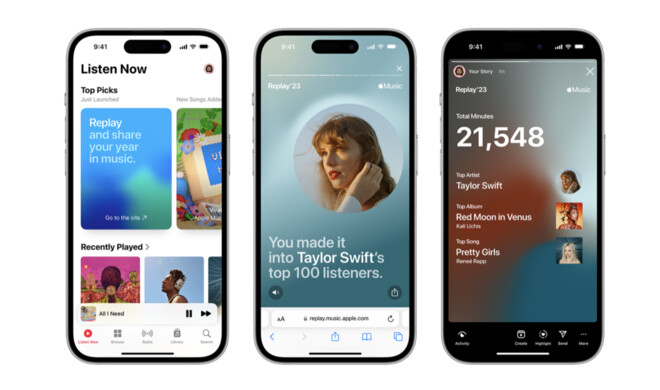 Apple Music lässt dich auf dein Musikjahr zurückblicken
