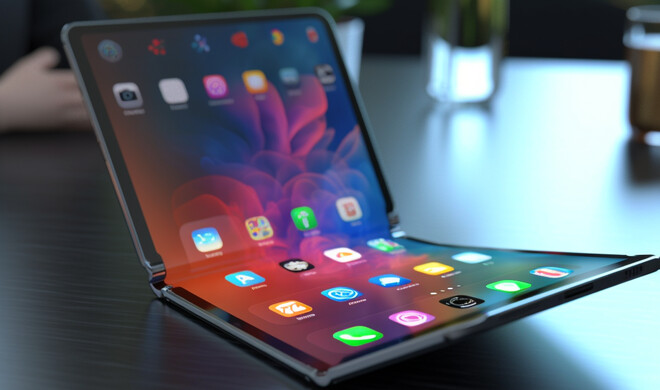 Könnte so ein faltbares iPad aussehen?