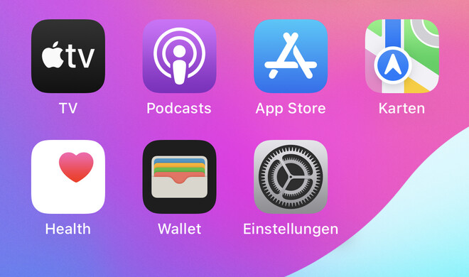 Apple verfügt über mehrere Stores.